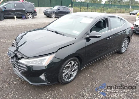 2020 Hyundai Elantra Limited from USA, damaged, VIN 5NPD84LF5LH515603